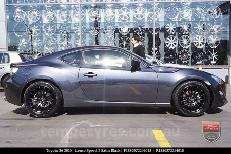 18x8.0 Lenso Speed 2 SP2 on TOYOTA 86 