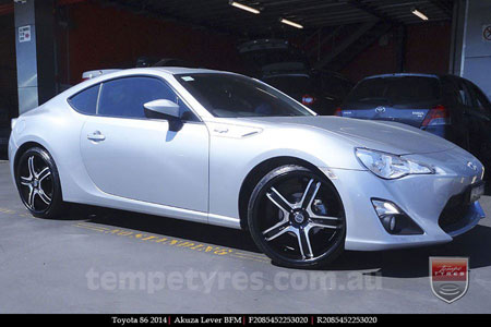 20x8.5 Akuza Lever BFM on TOYOTA 86 