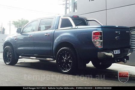 20x9.0 Ballistic Scythe Millworks on FORD RANGER