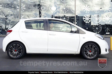 16x7.0 Samurai Endo HDF on TOYOTA YARIS