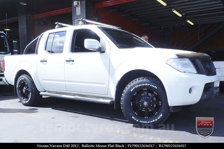 17x9.0 Ballistic Morax on NISSAN NAVARA D40 