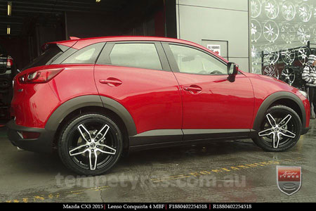 18x8.0 18x9.0 Lenso Conquista 4 CQ4 on MAZDA CX3 