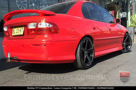 18x8.0 18x9.0 Lenso Conquista 7 MKS CQ7 on HOLDEN COMMODORE VT