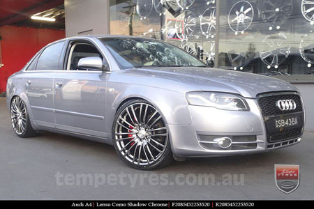 20x8.5 Lenso Como Shadow on AUDI A4