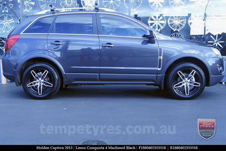 18x8.0 18x9.0 Lenso Conquista 4 CQ4 on HOLDEN CAPTIVA