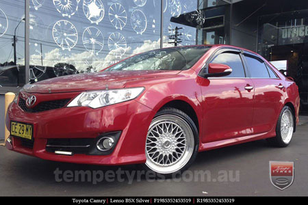 19x8.5 Lenso BSX Silver on TOYOTA CAMRY
