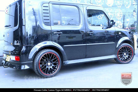 17x7.0 Lenso Type-M - MBRG on NISSAN CUBE