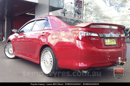 19x8.5 Lenso BSX Silver on TOYOTA CAMRY