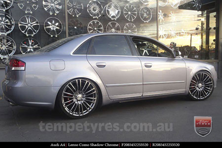 20x8.5 Lenso Como Shadow on AUDI A4