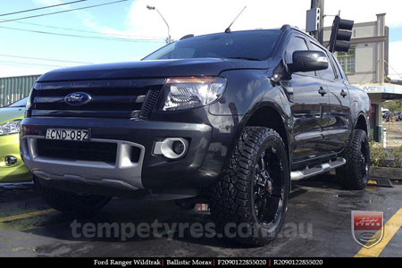 20x9.0 Ballistic Morax on FORD RANGER WILDTRAK