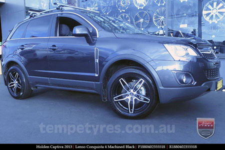 18x8.0 18x9.0 Lenso Conquista 4 CQ4 on HOLDEN CAPTIVA