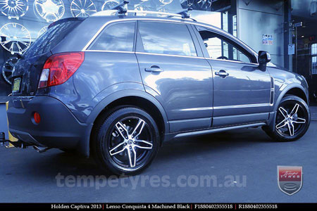 18x8.0 18x9.0 Lenso Conquista 4 CQ4 on HOLDEN CAPTIVA