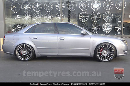 20x8.5 Lenso Como Shadow on AUDI A4