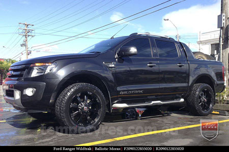 20x9.0 Ballistic Morax on FORD RANGER WILDTRAK