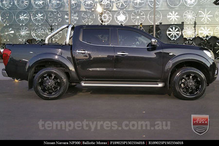 18x9.0 Ballistic Morax on NISSAN NAVARA NP300