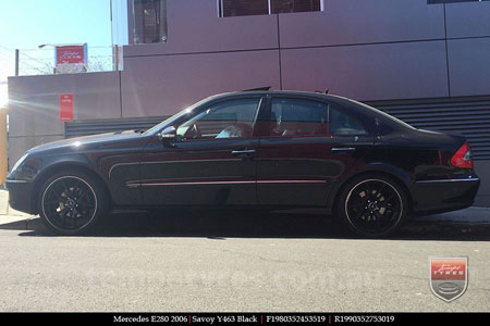 19x8.0 19x9.0 Y463 Black on MERCEDES E-Class