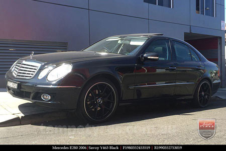 19x8.0 19x9.0 Y463 Black on MERCEDES E-Class