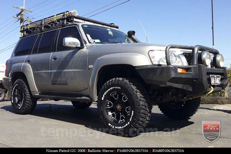 16x8.0 Ballistic Havoc on NISSAN PATROL