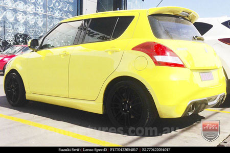 17x7.0 Lenso Speed 3 SP3 on SUZUKI SWIFT