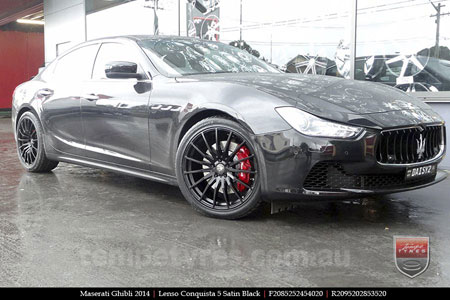 20x8.5 20x9.5 Lenso Conquista 5 SB CQ5 on MASERATI GHIBLI