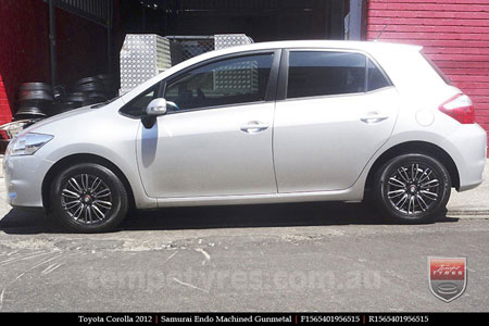 15x6.5 Samurai Endo HDF on TOYOTA COROLLA