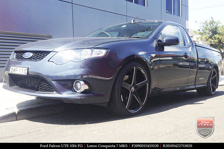 20x9.0 20x10.5 Lenso Conquista 7 MKS CQ7 on FORD FALCON