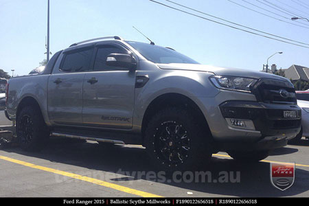 18x9.0 Ballistic Scythe Millworks on FORD RANGER