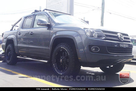 18x9.0 Ballistic Morax on VW AMAROK