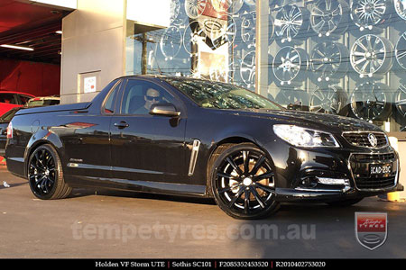 20x8.5 20x10 Sothis SC101 GB on HOLDEN COMMODORE VF