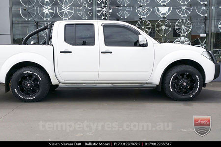 17x9.0 Ballistic Morax on NISSAN NAVARA D40