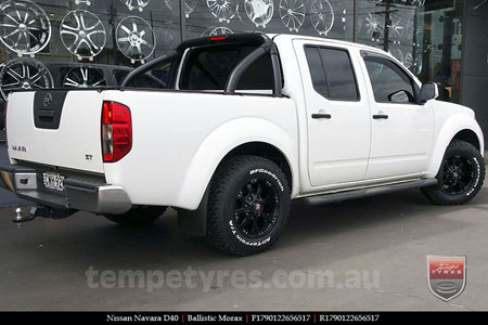 17x9.0 Ballistic Morax on NISSAN NAVARA D40