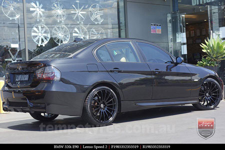 19x8.5 19x9.5 Lenso Speed 2 SP2 on BMW 3 SERIES