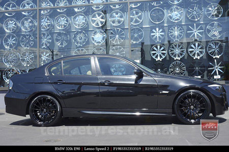 19x8.5 19x9.5 Lenso Speed 2 SP2 on BMW 3 SERIES