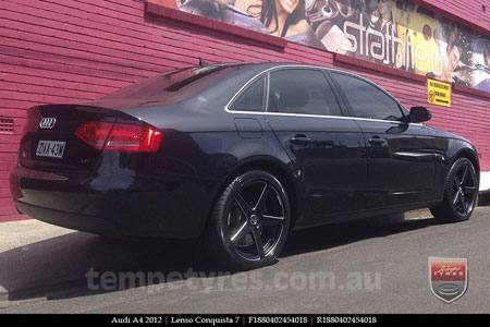 18x8.0 18x9.0 Lenso Conquista 7 SB CQ7 on AUDI A4