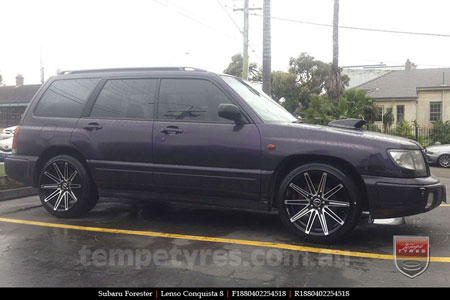 18x8.0 18x9.0 Lenso Conquista 8 CQ8 on SUBARU FORESTER