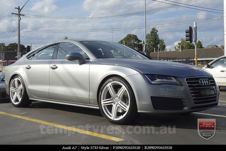 20x9.0 Style5733 on AUDI A7 