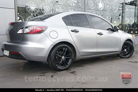 16x6.5 Incubus 0495 FB on MAZDA 3