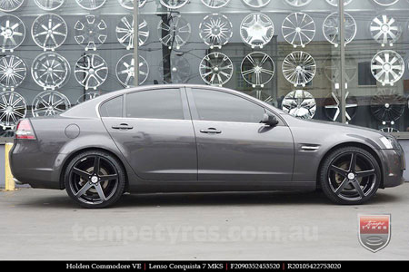 20x9.0 20x10.5 Lenso Conquista 7 MKS CQ7 on HOLDEN COMMODORE VE