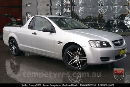 20x8.5 20x9.5 Lenso Conquista 4 CQ4 on HOLDEN COMMODORE VE