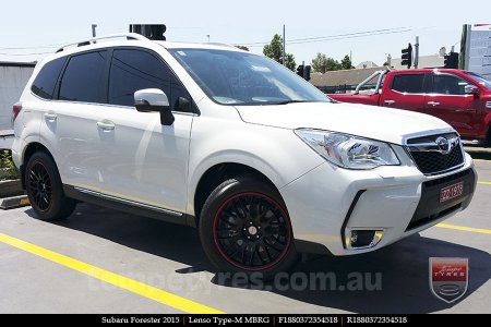 18x8.0 Lenso Type-M MBRG on SUBARU FORESTER