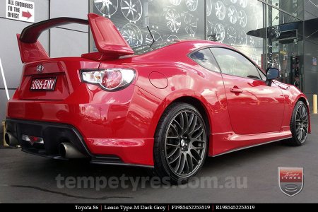 19x8.5 Lenso Type-M DG on TOYOTA 86