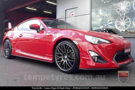 19x8.5 Lenso Type-M DG on TOYOTA 86