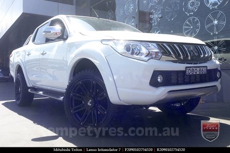 20x9.0 Lenso Intimidator 7 IM7 on MITSUBISHI TRITON