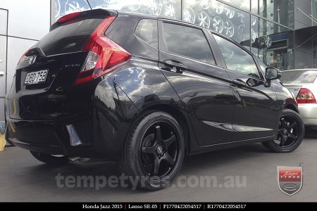 17x7.0 Lenso SE-05 on HONDA JAZZ