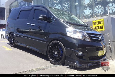 20x8.5 20x9.5 Lenso Conquista 5 SB CQ5 on TOYOTA ALPHARD