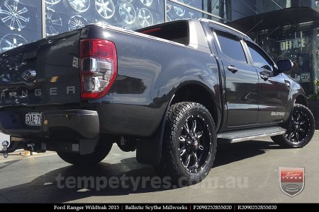 20x9.0 Ballistic Scythe Millworks on FORD RANGER WILDTRAK