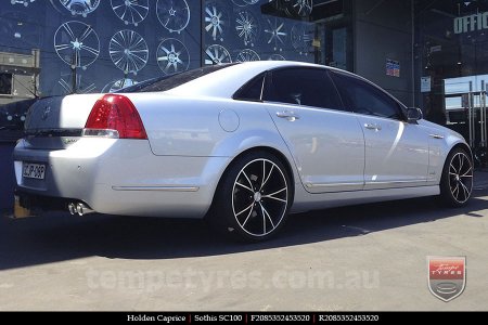 20x8.5 20x10 Sothis SC100 BFM on HOLDEN CAPRICE