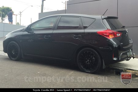 17x7.0 Lenso Speed 2 SP2 on TOYOTA COROLLA