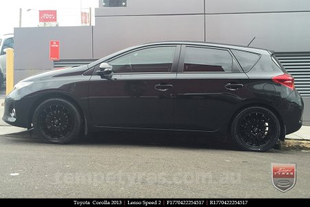 17x7.0 Lenso Speed 2 SP2 on TOYOTA COROLLA