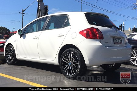 17x7.0 Samurai Dojo on TOYOTA COROLLA